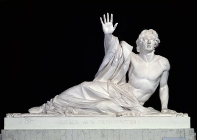 Monumento alla memoria di Charles-Artus de Bonchamps (1759-93), 1825 (gesso) da Pierre Jean David d